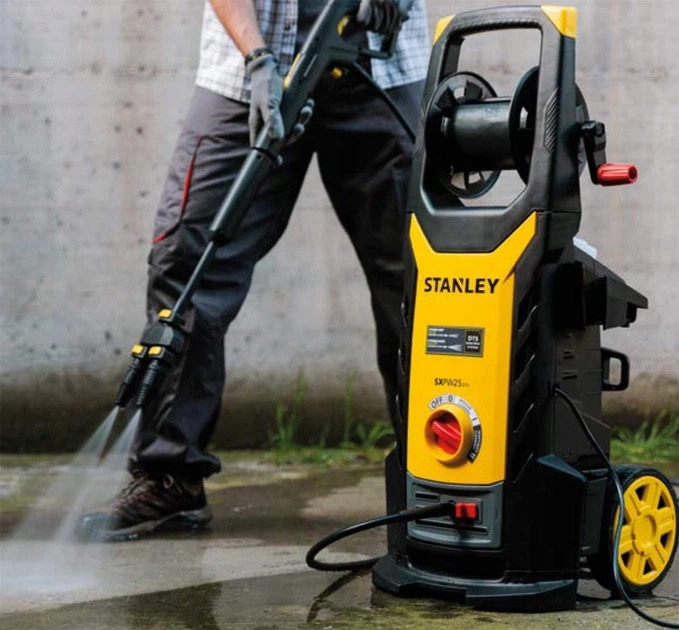 Мойка высокого давления электрическая бесщеточная Stanley 2.5 кВт, 150 бар, 8 м, 810 л/год, 50°C, бак 0.5 л SXPW25DTS-E - изображение 11