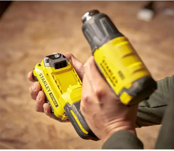 Строительный фен аккумуляторный Stanley FatMax Li-Ion 18В (V20), 510°C SFMCE530B - изображение 5