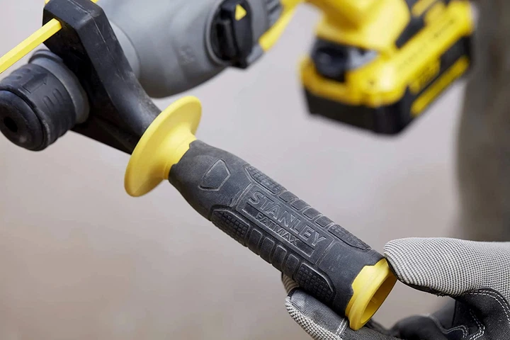 Перфоратор акумуляторний Stanley FatMax SDS-Plus, Li-Ion 18 В, 2.0 Дж, 5500 уд/хв, 1500 об/хв SFMCH900M22 - изображение 7