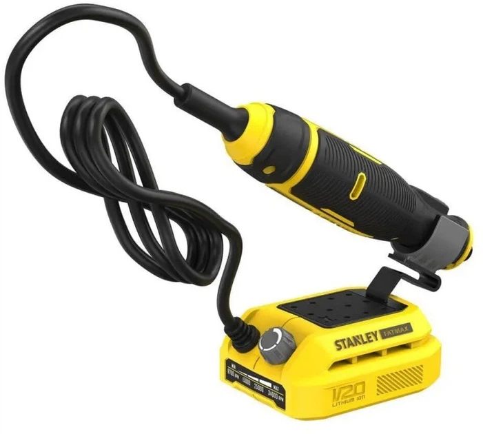 Мини-прямошлифовальная машина Stanley FatMax V20, 18В Li-lon, 34000 об/мин, цанга 3,175 мм (1/8") SFMCE030B - изображение 2