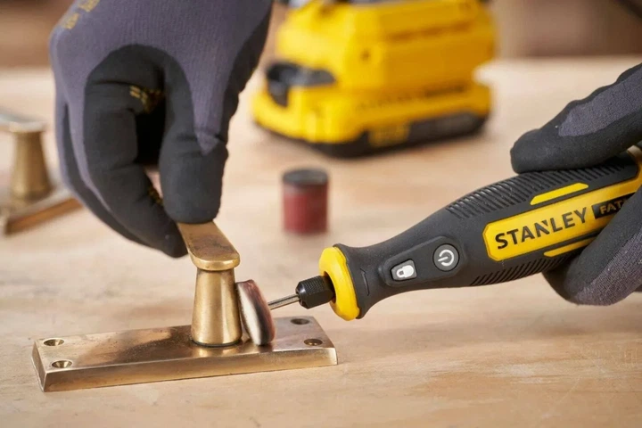 Мини-прямошлифовальная машина Stanley FatMax V20, 18В Li-lon, 34000 об/мин, цанга 3,175 мм (1/8") SFMCE030B - изображение 6