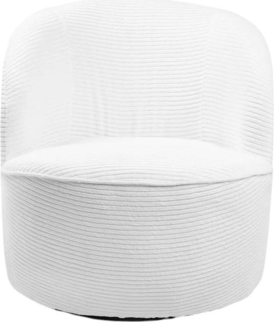 Крісло поворотне Homla SVINGEN FASO 65.5 x 77 x 69 см White (5906496719325) - зображення 2