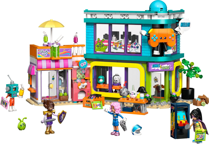 Zestaw klocków LEGO Friends Sklep z grami i komiksami 1005 elementów (42674)  - obraz 4