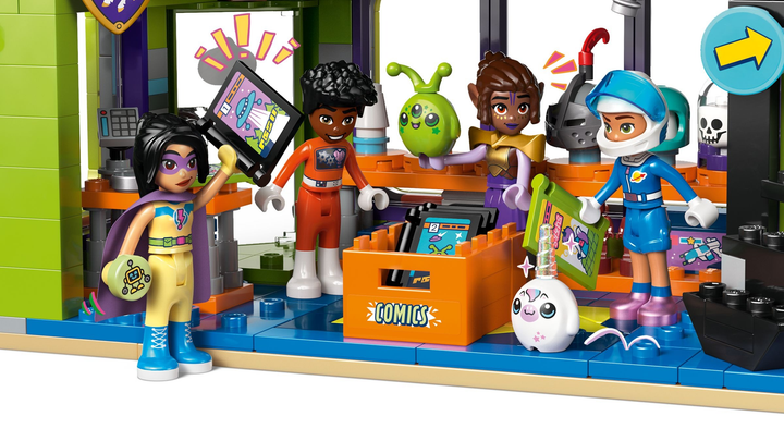 Zestaw klocków LEGO Friends Sklep z grami i komiksami 1005 elementów (42674)  - obraz 13