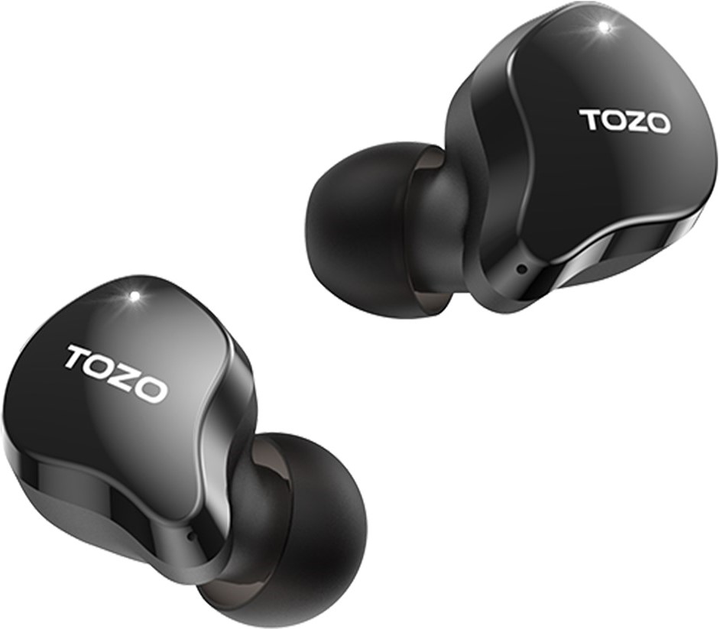 Słuchawki TOZO Crystal Buds Black (6971681317340) - obraz 5