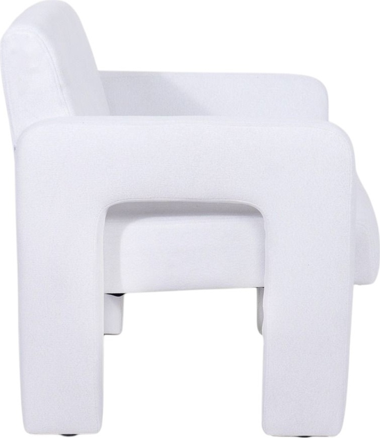 М'яке крісло Homla PELLE 74 x 68 x 72 см White (5906496737763) - зображення 3