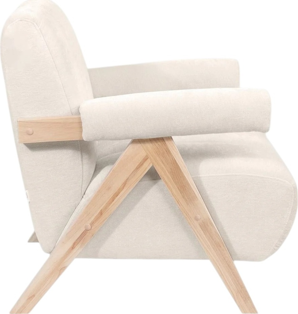 М'яке крісло Homla SUENO 87 x 80 x 72 см Ecru (5906496737824) - зображення 3