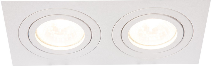 Точковий світильник Light Prestige Metis 2 2xGU10 Білий (LP-2780/2RS WH) - зображення 1