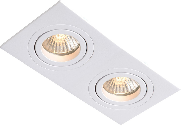 Точковий світильник Light Prestige Metis 2 2xGU10 Білий (LP-2780/2RS WH) - зображення 2