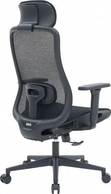 Крісло комп'ютерне OfficePro Wave OC670-B-B-B Black - зображення 4