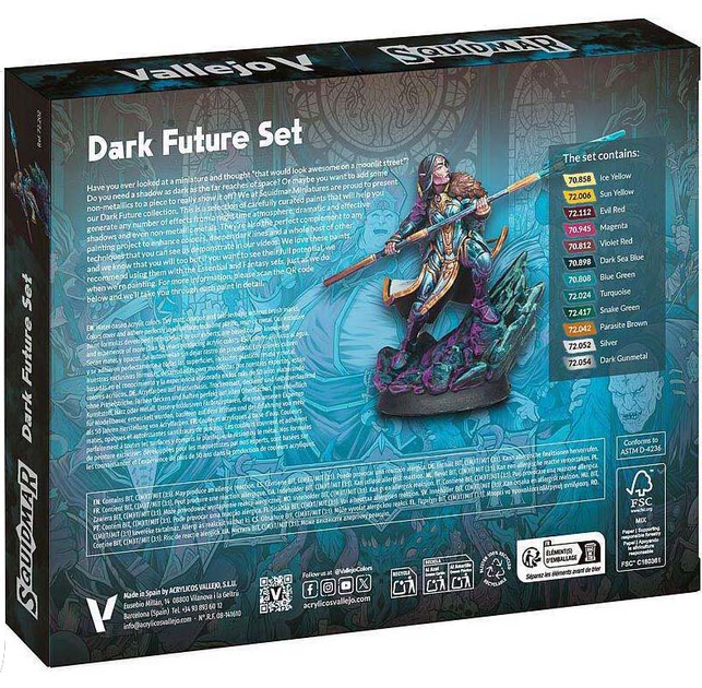 Zestaw farb Vallejo Game Color Dark Future Set by Squidmar 72202 (8429551722025) - obraz 2