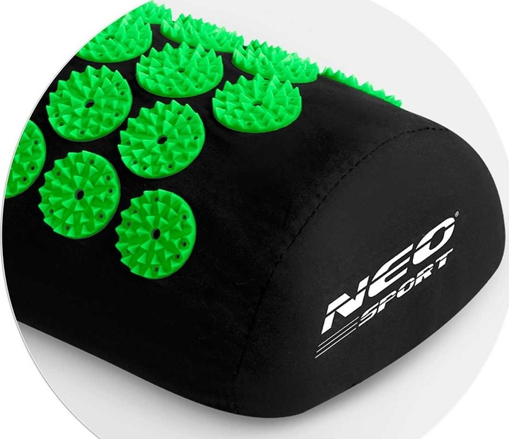 Mata do akupresury Neo Sport z kolcami ns 901 czarno-zielona (5903890616984) - obraz 6