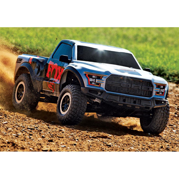Машинка на радіокеруванні Traxxas Ford Raptor 2WD BL-2s HD 1/10 RTR 2WD Brushless Short Course Truck (58394-4 Fox) - зображення 2