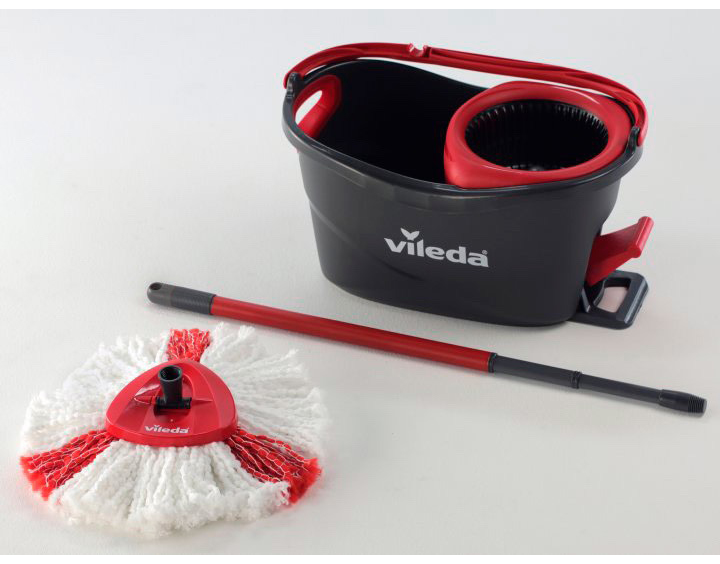 Набір для прибирання Vileda Turbo 2in1 Microfibre (швабра і відро з віджимом) - изображение 6