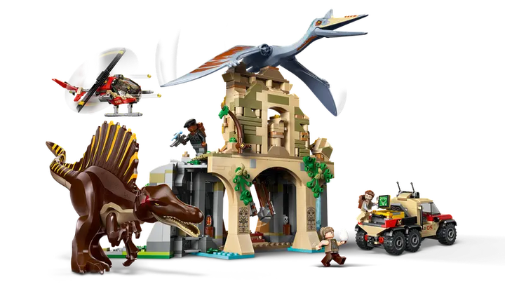 Zestaw klocków LEGO Jurassic World Powietrzna misja z kecalkoatlem i spinozaurem, 984 el. 76976 (5702017850276) - obraz 4