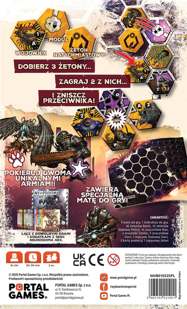 Настільна гра Portal Games Neuroshima Hex: Battle NSHB (5905794221011) - зображення 2