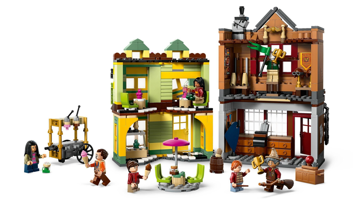 Zestaw klocków LEGO Harry Potter Markowy sprzęt do Quidditcha i Lodziarnia 795 elementów (76452)  - obraz 3