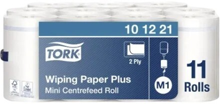 Czyściwo papierowe Tork Wiping Papier Plus 11 rolek (7322540465389) - obraz 3