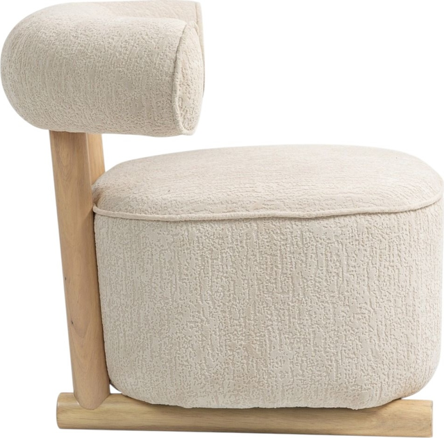Fotel tapicerowany Homla VITA 72 x 81 x 67 cm Ecru (5906496743719) - obraz 3