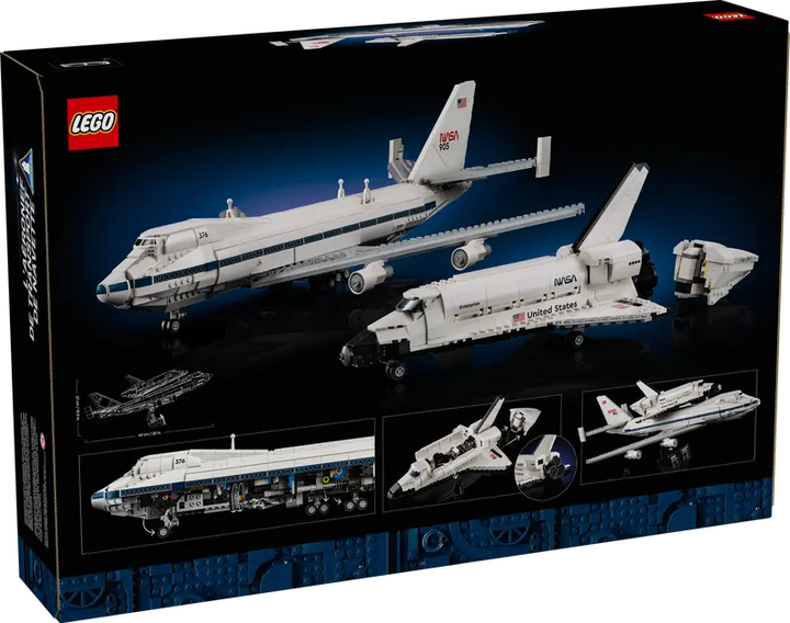 Zestaw klocków LEGO Icons Shuttle Carrier Aircraft 2417 elementów (10360) - obraz 1