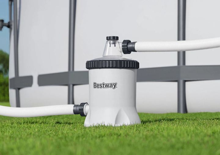 Фільтрувальна помпа для басейну Bestway 5678 л/год + фільтрувальні кульки 58870 (6941607369074) - зображення 7