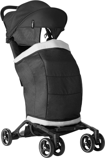 Wózek spacerowy Kidnort Snöpetrel Czarny (5902983624165) - obraz 2