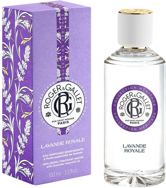 Парфумована вода унісекс Roger and Gallet Lavande Royale Wellbeing Fragrant Water 100 мл (3701436912420) - зображення 1