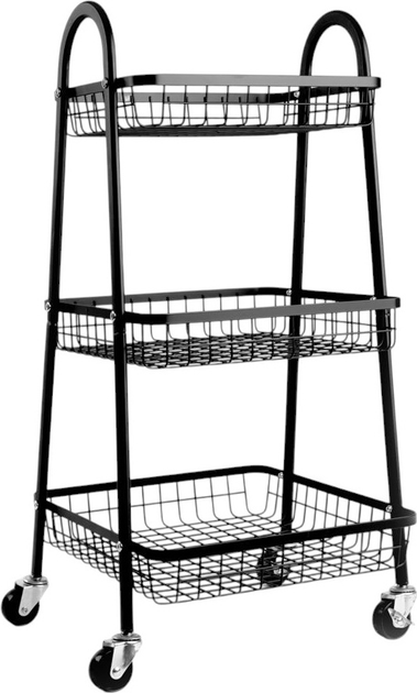 Стелаж Homla CARINN металевий 38 x 42 x 73 см Black (5904183896489) - зображення 1
