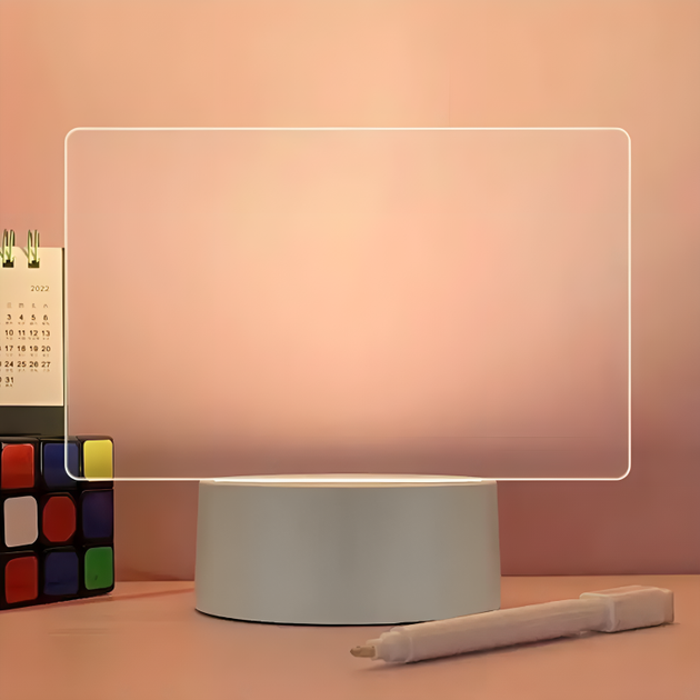 Настольный ночник светильник планер с маркером доской для заметок теплым белым светом работой от USB 14,9×10 см (480436-Prob) - изображение 6