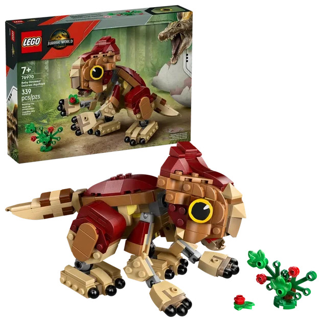 Конструктор LEGO Jurassic World Маленький динозавр Долорес: аквілопс 339 элементов (76970) - Фото 6 Конструктор LEGO Jurassic World Маленький динозавр Долорес: аквілопс 339 элементов (76970) - изображение 6