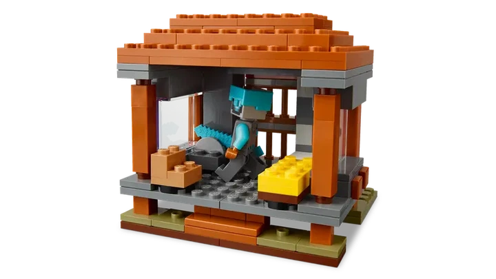Конструктор LEGO Minecraft Убежище разбойников и разрушителей 665 элементов (21278) - Фото 5 Конструктор LEGO Minecraft Убежище разбойников и разрушителей 665 элементов (21278) - изображение 5