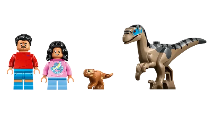 Конструктор LEGO Jurassic World Втеча від раптора на позашляховику 285 элементов (76972) - изображение 5