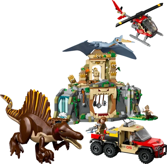 Конструктор LEGO Jurassic World Воздушная миссия с кетцалькоатлем и спинозавром 984 элемента (76976) - Фото 2 Конструктор LEGO Jurassic World Воздушная миссия с кетцалькоатлем и спинозавром 984 элемента (76976) - изображение 2