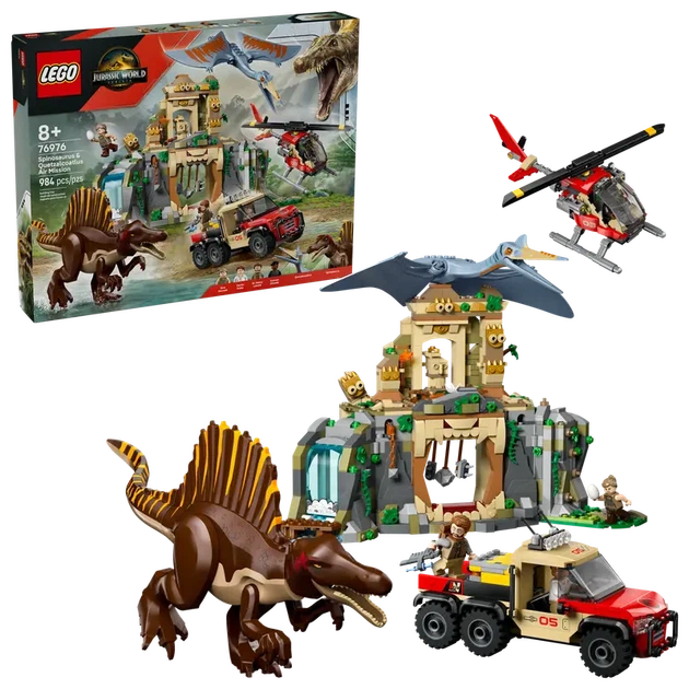 Конструктор LEGO Jurassic World Воздушная миссия с кетцалькоатлем