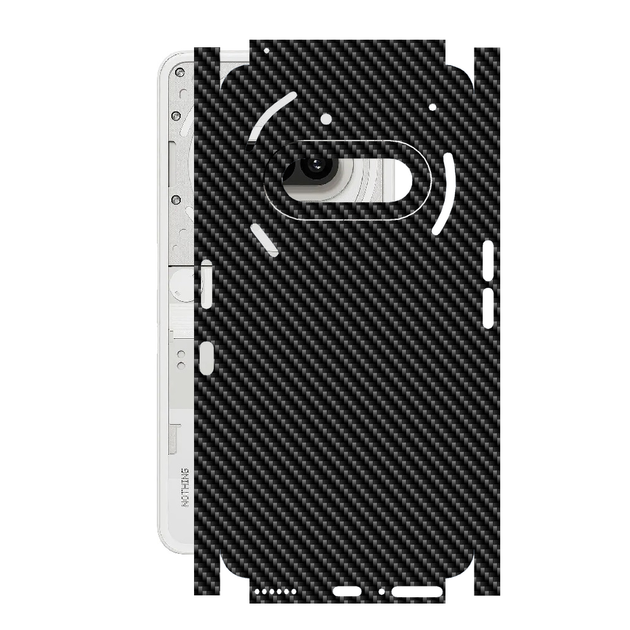 Захисна плівка StatusSKIN для Nothing Phone (3a) 5G Корпус Вініл Карбон чорний - Фото 1 Захисна плівка StatusSKIN для Nothing Phone (3a) 5G Корпус Вініл Карбон чорний - изображение 1