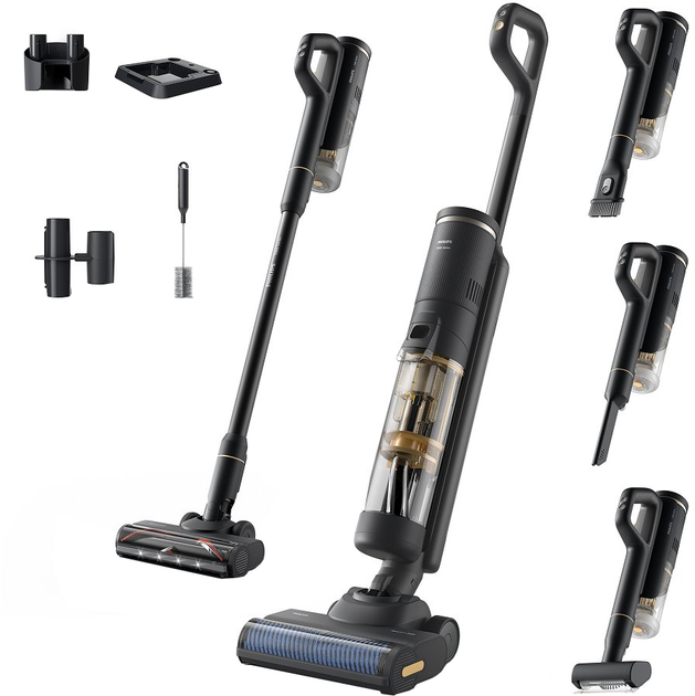 Бездротовий пилосос PHILIPS AquaTrio XW7264/10 - зображення 1