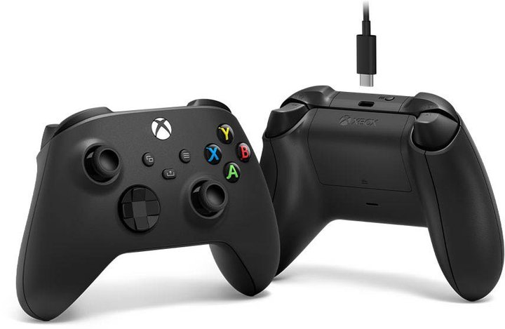 Pad do gier Microsoft Xbox + kabel USB typu C (1V8-00002) (09710178365430) - Outlet - obraz 4