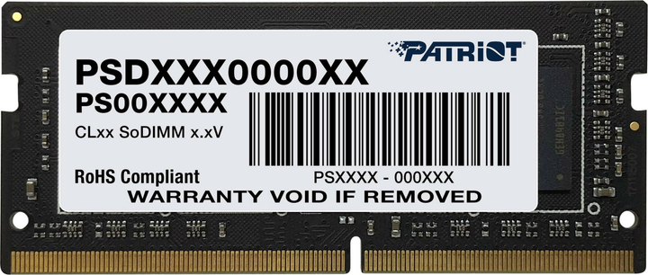 Pamięć RAM Patriot SO-DIMM DDR4-3200 16384MB PC4-25600 (7D4932AB90000800PT) - obraz 1