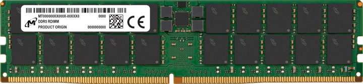 Оперативна пам'ять Micron DDR5-4800 65536MB PC5-38400 (MTC40F2046S1RC48BA1R) - зображення 1