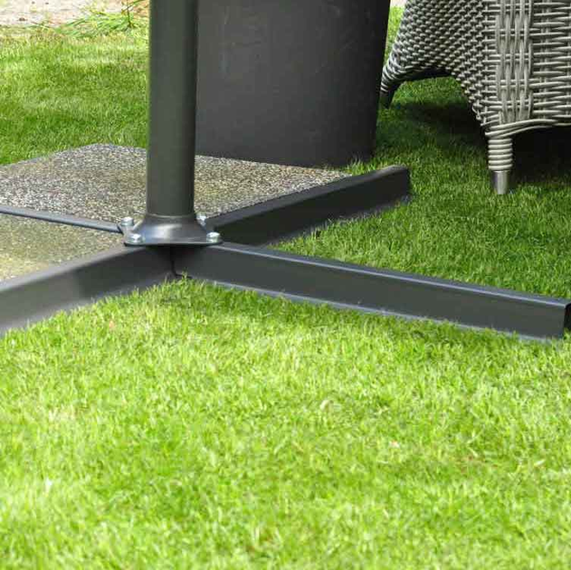 Parasol ogrodowy Plonos 350 cm Granatowy (4223) - obraz 3