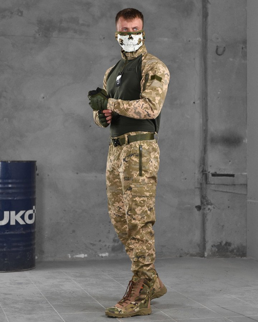 Літній тактичний костюм 511 Bravo Піксель паплін легкий дихаючий тактичний одяг XXL - зображення 4