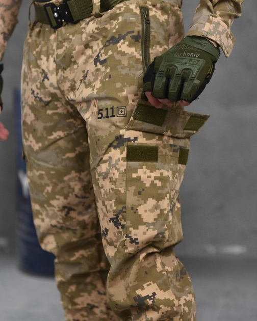 Літній тактичний костюм 511 Bravo Піксель паплін легкий дихаючий тактичний одяг XXL - зображення 9
