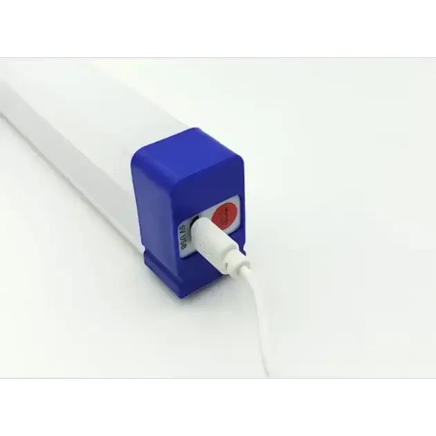 Багатофункціональна світлодіодна USB LED лампа-нічник на магніті 3 режими яскравості 52 см Bailong BK-500T - зображення 5