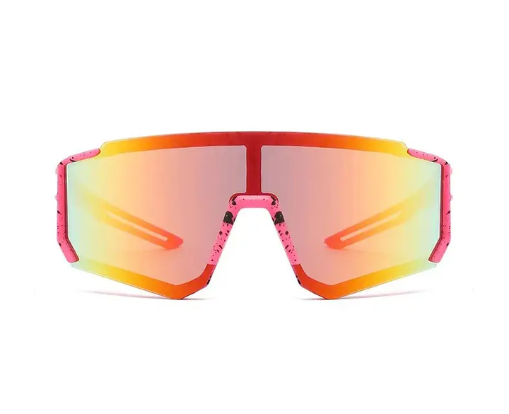 Протиударні велосипедні поляризаційні сонцезахисні окуляри KINGSEVEN 920 Pink Speckle - зображення 2