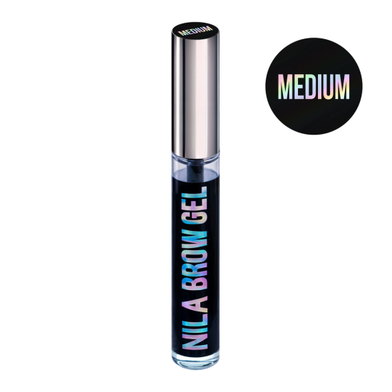Набор гелей для фиксации бровей Nila Brow Gel LIGHT + MEDIUM + STRONG, 3 x 10 мл - изображение 4