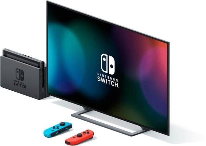 Портативна ігрова консоль Nintendo Switch with Neon Blue and Neon Red Joy-Con - Фото 3 Портативна ігрова консоль Nintendo Switch with Neon Blue and Neon Red Joy-Con - изображение 3