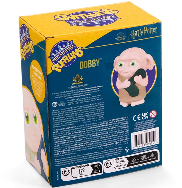 Іграшка антистрес The Noble Collection Harry Potter Dobby Pufflums сквіш Гаррі Поттер 18.5 см (849421010256) - зображення 8