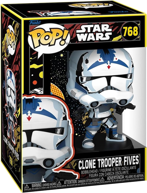 Figurka Funko POP Star Wars: Clone Wars - Fives (Retro) 83813 (889698838139) - obraz 1