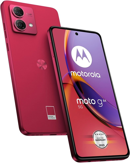 Smartfon Motorola Moto G84 8/256GB Viva Magenta (PAYM0042PL) - obraz 2
