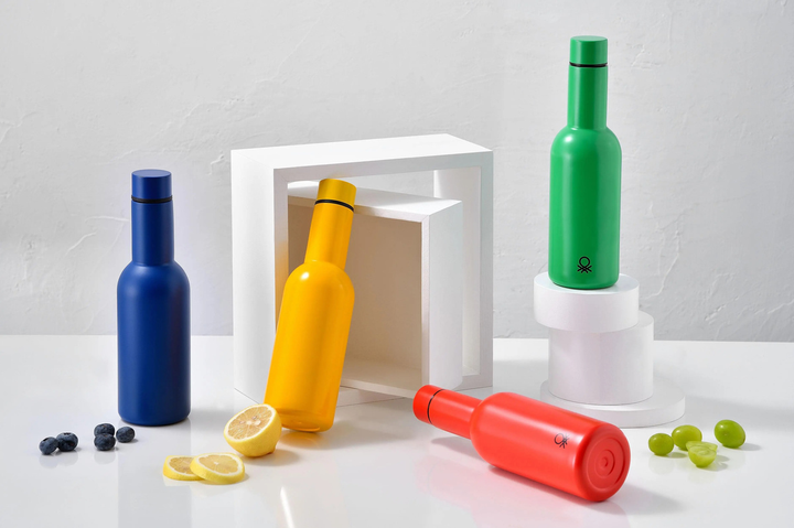 Butelka termiczna Benetton 550 ml Niebieska (BE-0306-BL) - obraz 2
